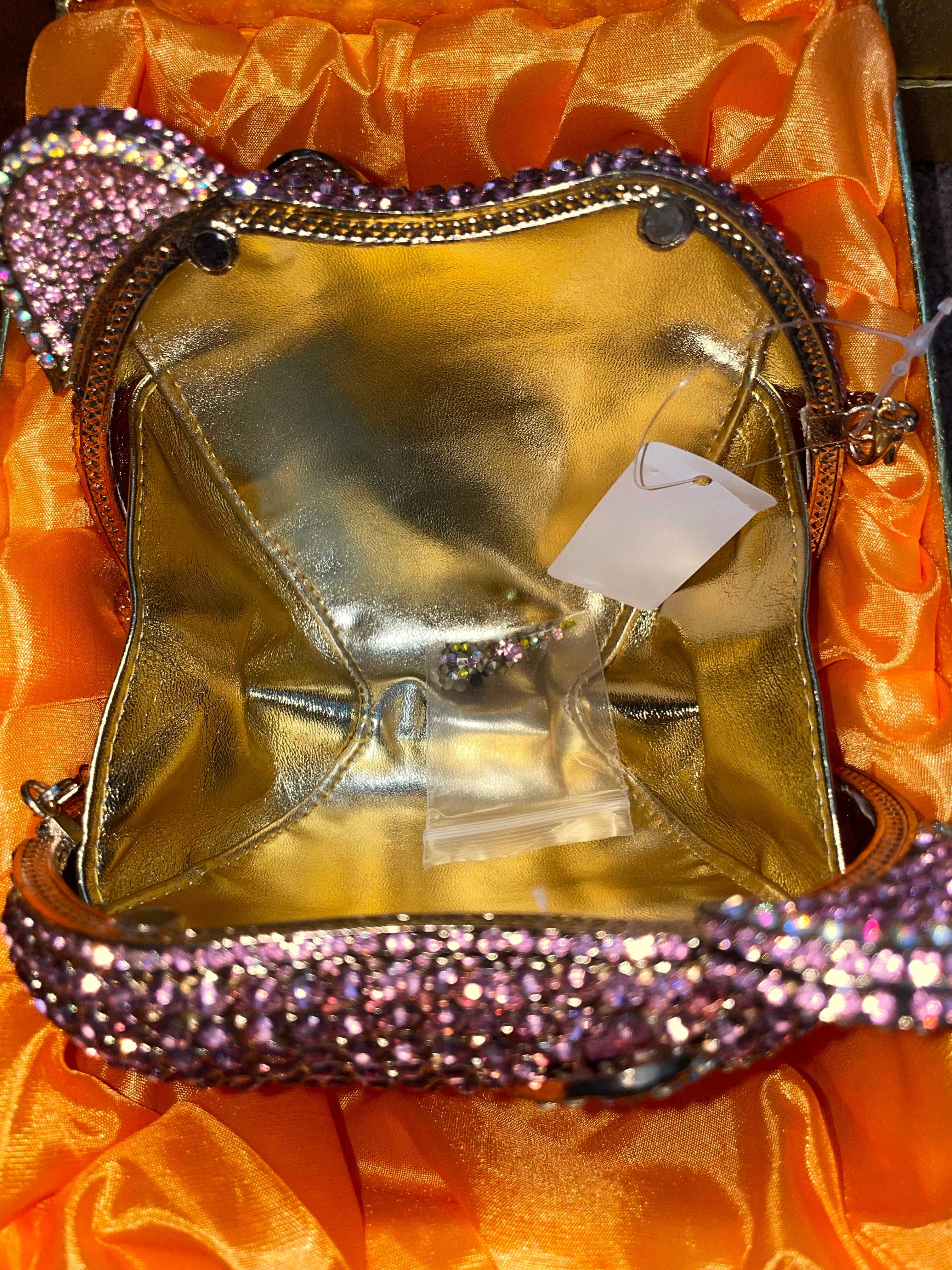 Crystal Kitty Purse